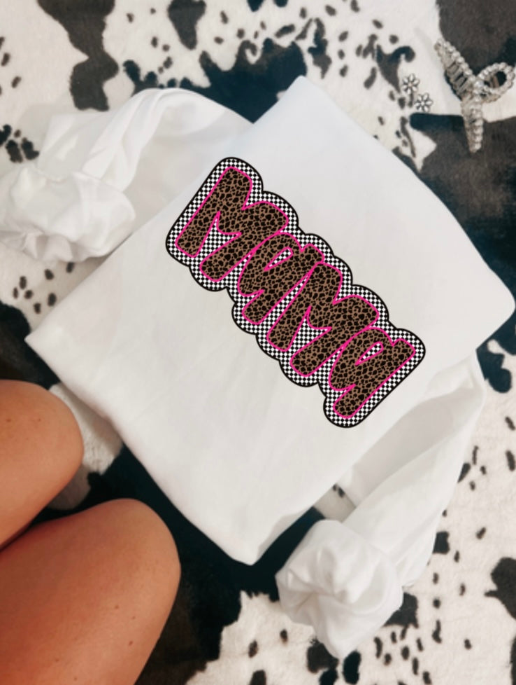 Checkered Mama crew 🩷