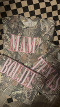 Boujee Camo tees 🤍